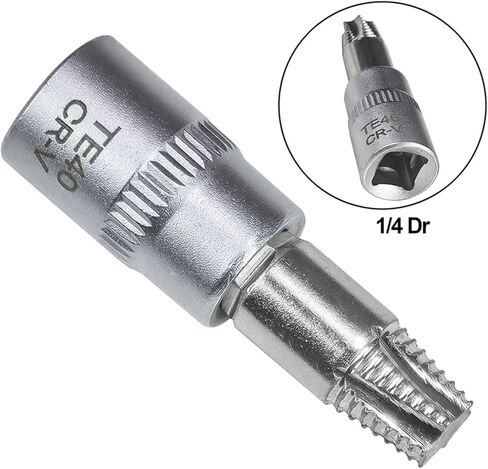 Efficient Screw And Bolt Remover Set 7PCS Broken Bolt Extractor Kit Compatible With Wood And Metal Long Lasting Carbon Steel in Saudi Arabia