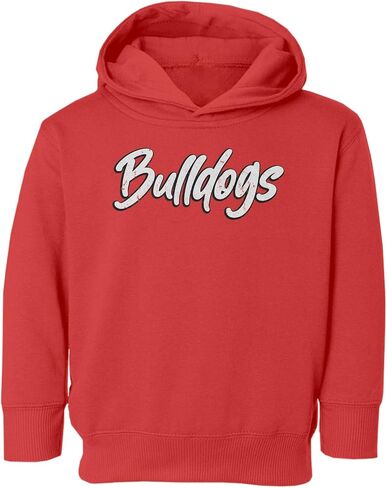 سويت شيرت بقلنسوة من Vintage Bulldogs Script Team Pride برسومات للأطفال الصغار in Saudi Arabia