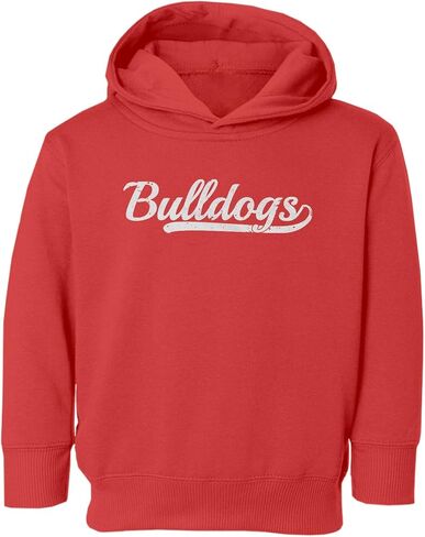 سويت شيرت بقلنسوة للأطفال الصغار بطبعة Vintage Script Team Pride Bulldogs in Saudi Arabia
