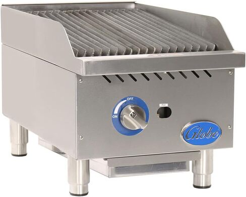 Globe Food Equipment كونترتوب 15 بوصة شواية غاز مشعة S/S in Saudi Arabia