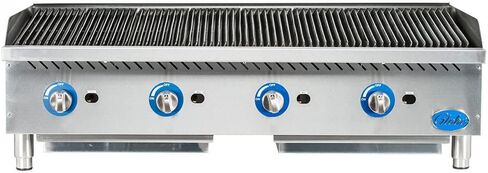 Globe Food Equipment كونترتوب 48 بوصة شواية غاز مشعة S/S in Saudi Arabia