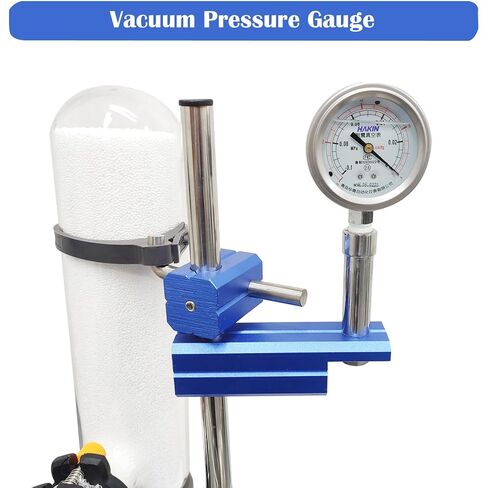 5L Rotary Evaporator Rotavapor, Motorized Lifting Lab Rotavapor, with Intelligent Temperature Control System, Stepless Speed Regulation Vacuum Vaporizer for Efficient Evaporation of Solvents in Kuwait