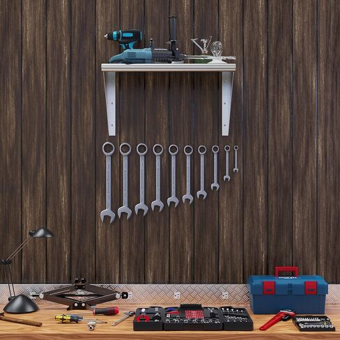 رف تثبيت على الحائط من الفولاذ المقاوم للصدأ KPS - رف تخزين مطبخ عالي التحمل معتمد من NSF مقاس 18 بوصة × 30 بوصة مع أقواس جدارية in Kuwait