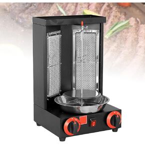 Commercial Automatic Rotating Grill, Gas Doner Kebab Machine Vertical Broiler Gyro Rotisserie, Gas Cooker Rotating Roaster Baking Machine, Simple Temperature Control Panel in Kuwait