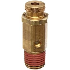 أجهزة التحكم-NC25-1UK002 صمام أمان نحاسي بدون رمز من سلسلة NC، نطاق ضغط قابل للتعديل 25-200 رطل لكل بوصة مربعة، 1/4 بوصة ذكر NPT in Kuwait