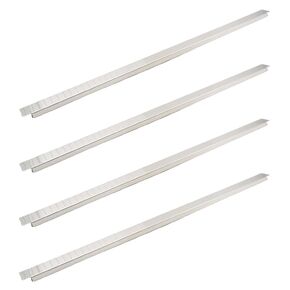 4 عبوات من شريط محول من الفولاذ المقاوم للصدأ مقاس 20.6 بوصة 523 مم لوعاء الطعام، وشريط مقسم لخدمة الطعام، طاولة بخار باين ماري، لمنع فقدان البخار in Kuwait