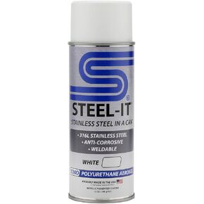 Steel-It 1030D بولي يوريثين، طلاءات طلاء صناعية، قابلة للحام، سهلة الاستخدام - أبيض (عبوة واحدة) in Kuwait
