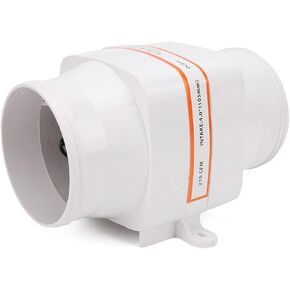 270CFM Bilge Air Blower Electric Inline 4in White Marine Boat DC 24V for Engine Compartment Ventilation in Kuwait