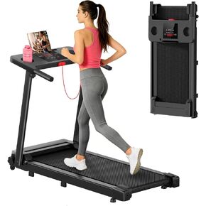 Walking Pad Treadmill with Handles Fitness Equipment Treadmills for Home Small,Upgrade 3.0HP Low Noise Under Desk Treadmill,350 LBS Capacity Foldable Walking Pad with LED Display in Saudi Arabia