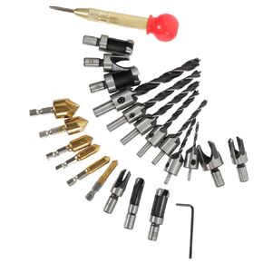 Luxshiny 1Set Woodworking Drilling Tool Countersink Drill Bits Wood Plug Cutter for Construction for DIY Projects Renovation in Kuwait