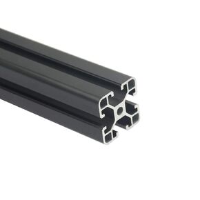 Iverntech 2pcs 1000mm 4040 T Slot Black Aluminum Extrusion 39.37 inches Aluminum Profile European Standard Anodized Linear Rail for DIY 3D Printer and CNC Machines in Kuwait