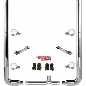 Technical Precision Replacement for Peterbilt 378 Year 2000 8-5X108IN CRM KIT W FT Stacks 90S and CRM Taper YPIPE Quiet Spool 52IN Non-UNI 8IN Taper Lock CRM TEE in Kuwait