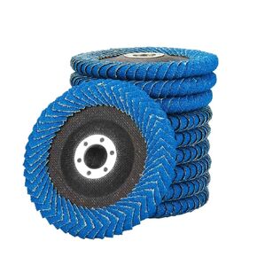 Abrasive Flap Disc 100mm/115mm/125mm Grinding Wheels 60Grit Sanding Discs for Angle Grinder Metal Slot Polishing Rust Removal(10pcs,60_100X16MM) in Kuwait