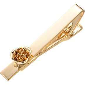 Pearl Rose Tie Clip Cufflinks Set for Men Gold Silver Gun-black Cufflinks and Tie Clip Groom Wedding Business Jewelry in Kuwait