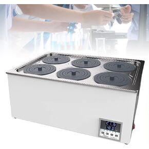 Stainless Steel Water Bath with Adjustable Cover, Anti-Dry Burn Protection, Drain Hole, and Static Control for Precise Temperature Management in Kuwait