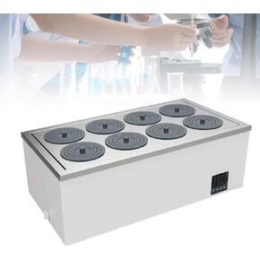 Stainless Steel Water Bath with Adjustable Cover, Anti-Dry Burning Feature, Drain Hole, and Static Control for Precision Cooking and Sous Vide in Kuwait
