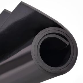 118"x40" Solid Rubber Sheet Heavy Duty Neoprene Rubber Roll Mats 1/8" Thick Sealing Silicone Flooring Insulated Waterproof Heatproof Oil Resistant for DIY Gasket Garage Workshop Floor Mat in Kuwait