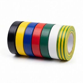 Tavira Colored Electrical Tape, 0.7 Inch x 66 Feet x 7 Rolls, Waterproof, Flame & Weather Resistant, Strong Adhesive for Home Auto Vehicle Wiring, 462 Feet in Total in Saudi Arabia