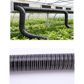 High Heat Silicone Automotive Air Duct Hose - Flexible Cooling Ducting for Brake Exhaust & Dryer, 400cm/13ft (76mm) - Durable, Heat Resistant, Black in Saudi Arabia