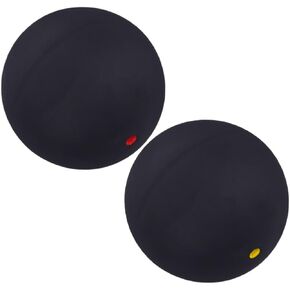 GARVALON Rubber Squash Practice Ball 2pcs Single Dot Training Balls for Reaction Enhancement Indoor Outdoor Use Suitable for Beginners and Professionals in Kuwait