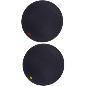 Milisten 2pcs Squash Training Balls Single Dot Rubber Indoor Bounce Sports Balls for Reaction Improvement and Professional Competition Practice in Kuwait