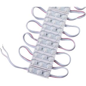 وحدة أضواء واجهة متجر REXTiN 200 قطعة صغيرة 3 LED بيضاء فائقة السطوع 2835 SMD مقاومة للماء لعلامات الإعلانات مع شريط لاصق خلفي (أبيض) in Kuwait