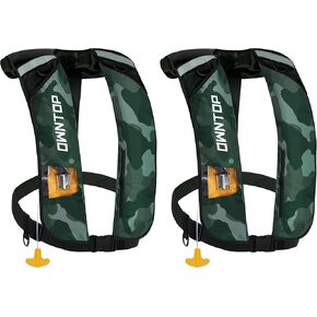 سترة سباحة تلقائية/يدوية قابلة للنفخ ، جيب تخزين قابل للتحويل يدويًا ومرئيًا للغاية مع سستة ، وتشمل أسطوانة 24 جرام ، والانفصال المنخفض للكاياك ، وصيد الأسماك ، والرياضات المجنحة in Kuwait