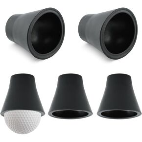 Bibabala 5pcs Golf Ball Retriever, Quick-Install Golf Ball Picker, Swing Handle Suction Cup Portable for Putter in Kuwait