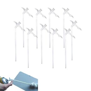 10 قطع من فوهة أنابيب رذاذ الرغوة، أنبوب بديل لرذاذ الرغوة العازلة لملء الفراغات، ملحق رذاذ رغوي DIY لرغوة الرش الشفافة in Kuwait