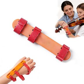 Left Hand Violin Wrist Assistant,Violin Wrist Practice Aid,Adjustable Breathable Corrector for Beginner Students, with Extended Touch Fastener in Kuwait