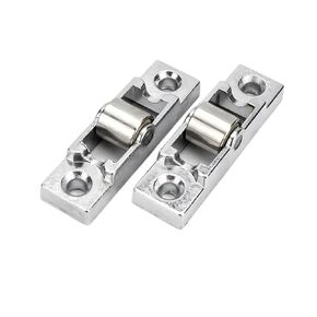 4pcs Zinc Alloy Flat/Concave Wheel Slide Doors Window Pulley U-Type Ball Bearing Wheel Roller Plastic Steel Hardware Accessories(Flat Wheel) in Saudi Arabia
