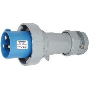 Industrial Connector Plug 3Pin 63A 220V-250V 2P+E IP67 Waterproof in Kuwait
