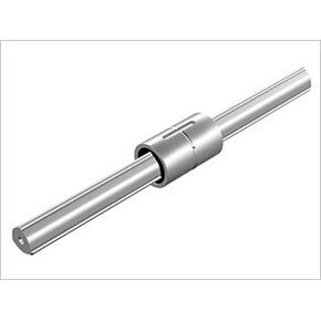 THK Steel Ball Spline Model LT, Double Nut Cylindrical Medium Torque, Shaft: 8mm Diameter x 150mm Length, Nut: 16mm Diameter x 25mm Length, Load Capacity: 573 lb in Saudi Arabia