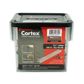 Fastenmaster Collated Cortex Hidden Plug Fasteners for Trex Decking – Whiskey Barrel (100 ln/ft) in Kuwait