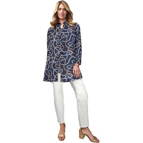 Jessica London Women's Plus Size Georgette Button Front Tunic in Kuwait