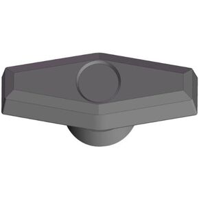 مكونات مبتكرة AN5C-T5-B-22 2.00 بوصة T مقبض أعمى 5/16-18 الزنك الأصفر إدراج أسود PP (حزمة من 10) in Kuwait