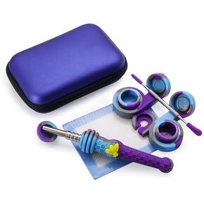 Honey Dispenser Set, Drip-Proof Silicone Reservoir, Beautiful Honey Jar With Spoon and Elegant Gift Box in Kuwait