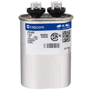 7.5 uf MFD 440 Volt VAC Oval Run Capacitor 024-20063-000 Upgrade in Kuwait