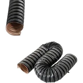 High-Temperature Resistant Flexible Silicone Air Duct Hose for Dryer Vent & Fan Systems, 2.5" & 6" Automotive Venting, 3.3ft (1m) & 6.6ft (2m) Options, Durable Black Design in Saudi Arabia