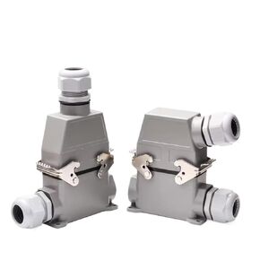 Heavy Duty Connector 4Pin 6Pin 12Pin 14Pin Multicore Wire Connector IP65 Waterproof and Socket Top Side Out(Side Out Type,4P) in Kuwait