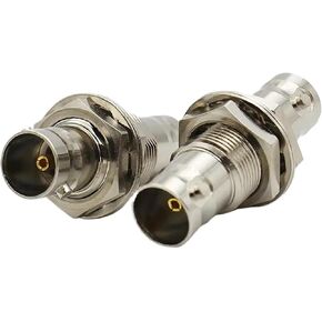 Q9 BNC موصل سالب 50/75 أوم مجموعة محول محوري مستقيم غسالة الجوز النحاس النحاس (Type2، 1 قطعة) in Kuwait