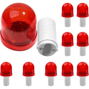 10PCS LED Traffic Cone Lights 360 Degree Emergency Flashing Light 3 Flashing Modes for Collapsible Cones Traffic Safety and Emergencies in Kuwait