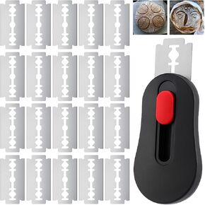 SUMAJU Magnetic Bread Lame with Extractable Blade - 20 Razor Blades,Dough Scoring Tool for Sourdough Breads baking & Bread Making Tools in Kuwait