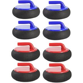 Colaxi 8X Curling Stones,Table Curling Set Indoor Travel Family Gathering Parent Child Interactive Sports Game for Boys Girls Adults in Kuwait