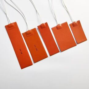 1Pcs 12V 24V 36V 220V Electric Silicone Rubber Heating Pads Blankets Sticker Heated Plate Mat Flexible Waterproof 3D Printer in Kuwait