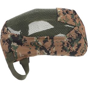 GARVALON Fencing Full Face Mask Steel Mesh Protective Gear Metal Facial Guard Lightweight Breathable Mesh Suitable for Fencing Training and Competition in Kuwait