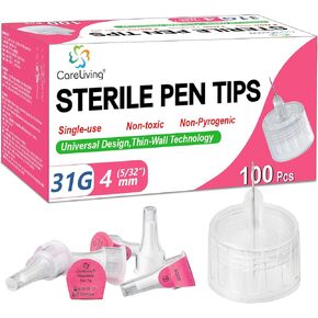 Pen Tips 31G x 4mm, Universal Fit, 100/bx, Sterile, Comfortable Design in Kuwait