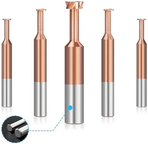 1 قطعة T فتحة نهاية مطحنة قاطعة الطحن 4 الناي طلاء التيتانيوم كربيد نهاية مطحنة 4-12 مللي متر قطع القطر ماكينة CNC راوتر بت أداة طحن للخشب أداة تشغيل المعادن (10x3x5x16x60) in Kuwait