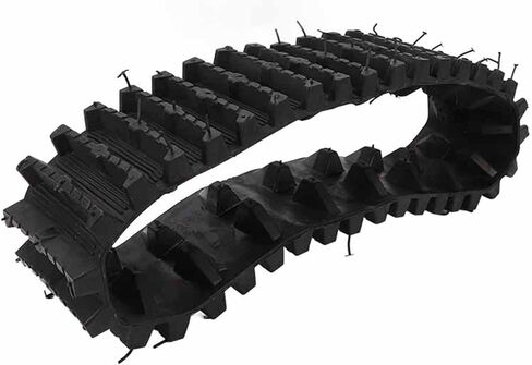 أشرطة جر الإطارات، مسارات Sn Snowthror مسار إطارات عجلة الجر المطاطية، مسارات مطاطية لمركبة Atv UTV Track الكهربائية على الجليد منفاخ الثلج Go Kart in Saudi Arabia