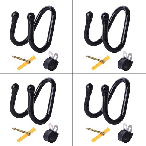 4 Pack Small Adjustable Sword Wall Mount Display Rack Stand Holder Hook Hanger for Sword, Dagger, Axe, Keyblade Vertical or Horizontal Display in Kuwait